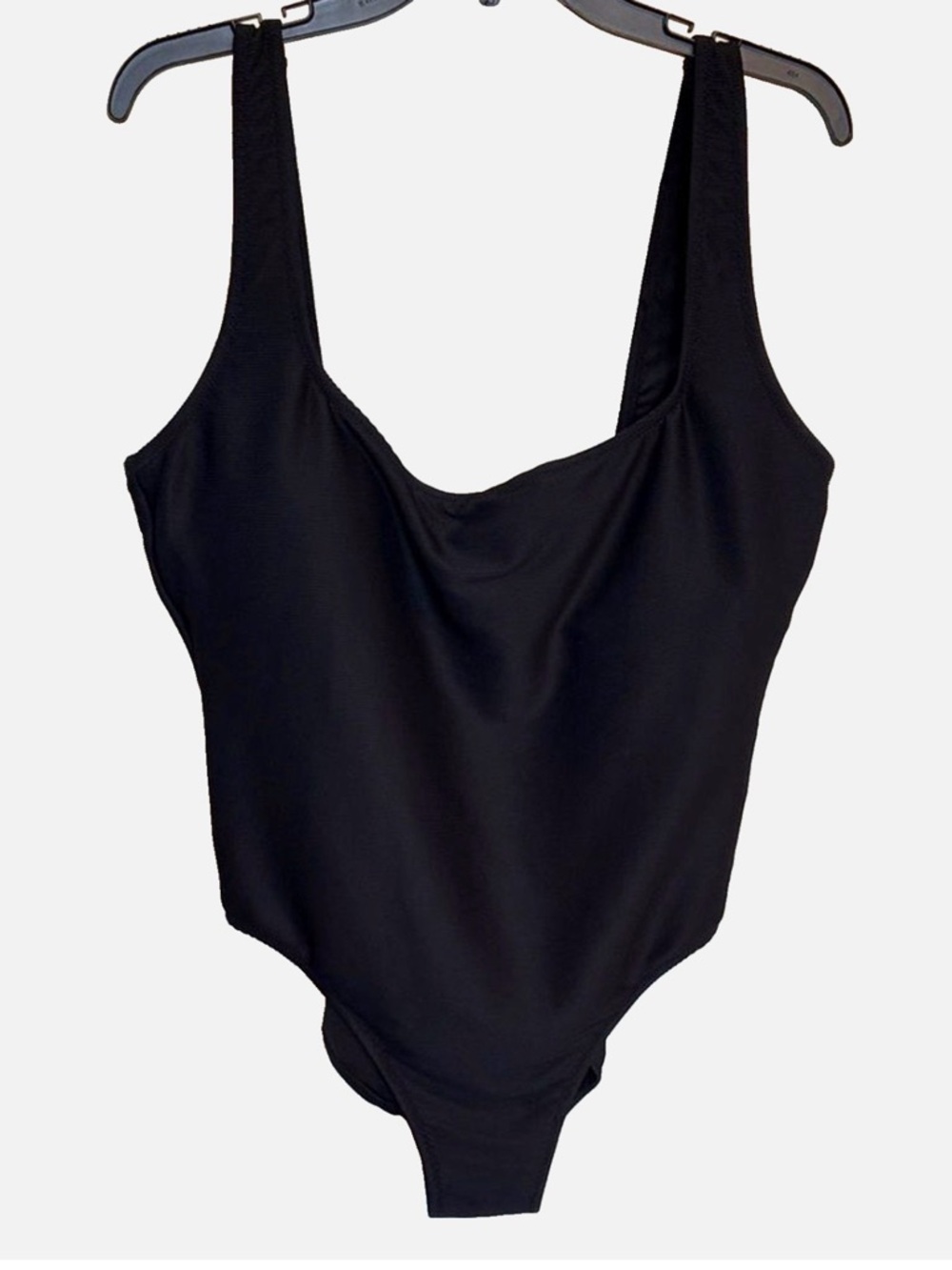 J.Crew Reimagined Black One Piece Swimsuit Women’s Size 16 Textured NWOT